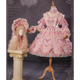 Antique Cake Hime Lolita Dress by Bramble Rose (BRR01)